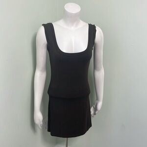 Angelrox wifey tank mini dress brown size cloud S